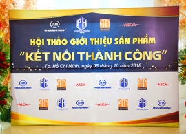 HỘI THẢO GIỚI THIỆU SẢN PHẨM VẬT TƯ NGÀNH NƯỚC